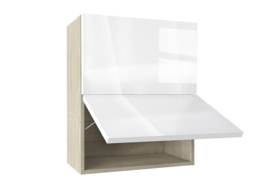 Горен модул с две хоризонтални врати Глосмакс 60Г Сонома - Алба