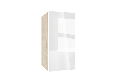 Горен модул с врата и рафт Глосмакс 3М Сонома - Алба