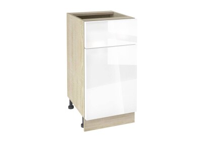 Долен модул с врата и чекмедже Глосмакс 411 Сонома - Алба