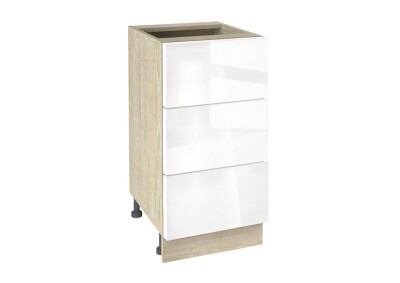 Долен модул с три чекмеджета Глосмакс 403 Сонома - Алба