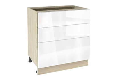 Долен модул с три чекмеджета Глосмакс 803 Сонома - Алба