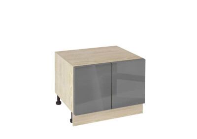 Долен модул с две врати Глосмакс 601Р Сонома - Антрацит