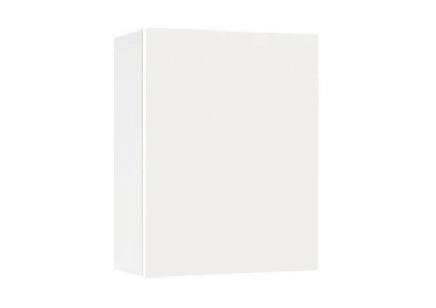 Горен модул с една врата и рафт Мат 60 Бял - Бял мат