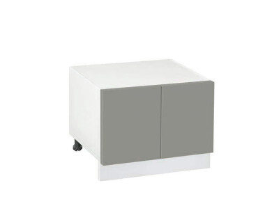 Долен модул с две врати Мат 601Р Бял - Сив