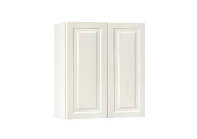 Горен модул с две врати и рафт Винтидж 60 Бял - Каймак