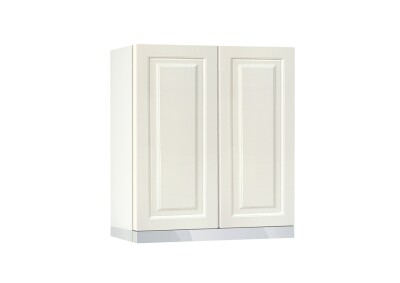 Горен модул с две врати и рафт за абсорбатор Винтидж 60А Бял - Каймак