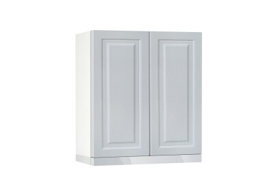 Горен модул с две врати и рафт за абсорбатор Винтидж 60А Бял - Грижио