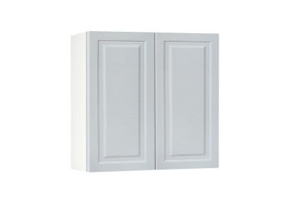 Горен модул с две врати и рафт Винтидж 80 Бял - Грижио