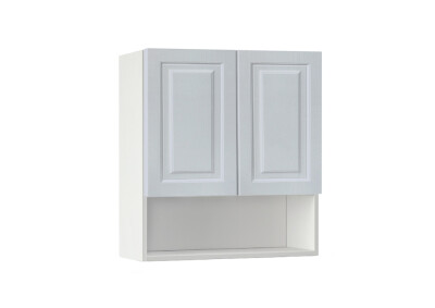 Горен модул с ниша и две врати Винтидж 60P Бял - Грижио