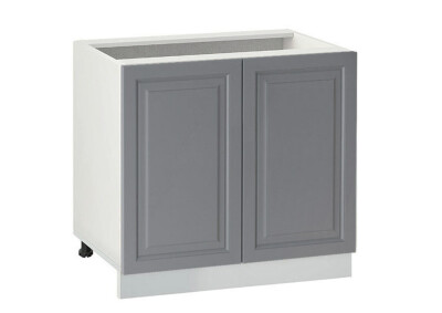 Долен модул с две врати и рафт Винтидж 1002 Бял - Велвет