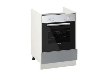 Долен модул за фурна с чекмедже Винтидж 601Ф Бял - Велвет