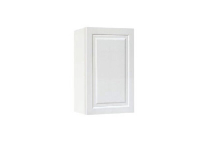 Горен модул с врата и рафт Винтидж 4М Бял - Бял