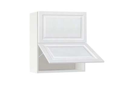 Горен модул с две хоризонтални врати Винтидж 60Г Бял - Бял