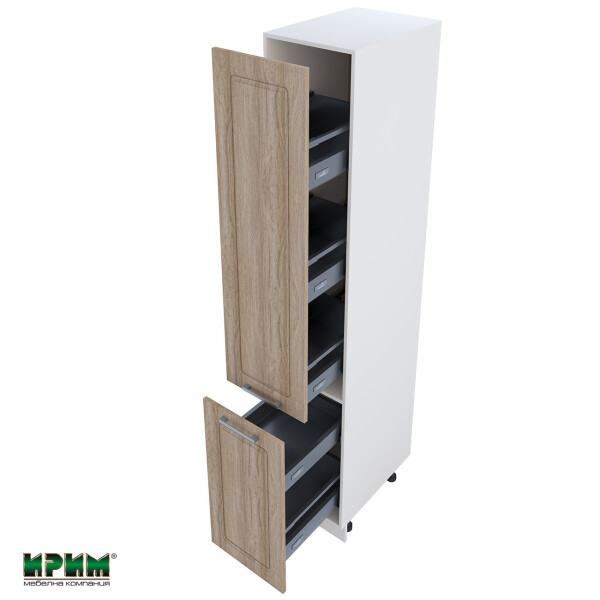 Колонен модул бутилиера с две врати БФ-Сонома-02-65