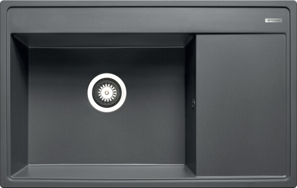 Мивка от гранит Camea (79x50) 1B 1D Графит