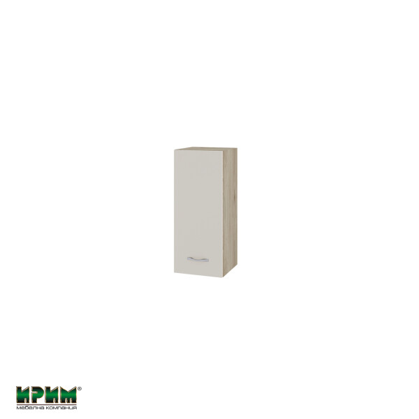 Горен модул с врата и рафт АРС-Сатен-1