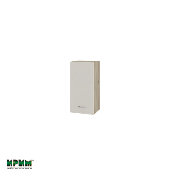 Горен модул с врата и рафт АРС-Сатен-16