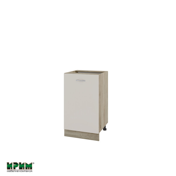 Долен модул с врата и рафт АРС-Сатен-43