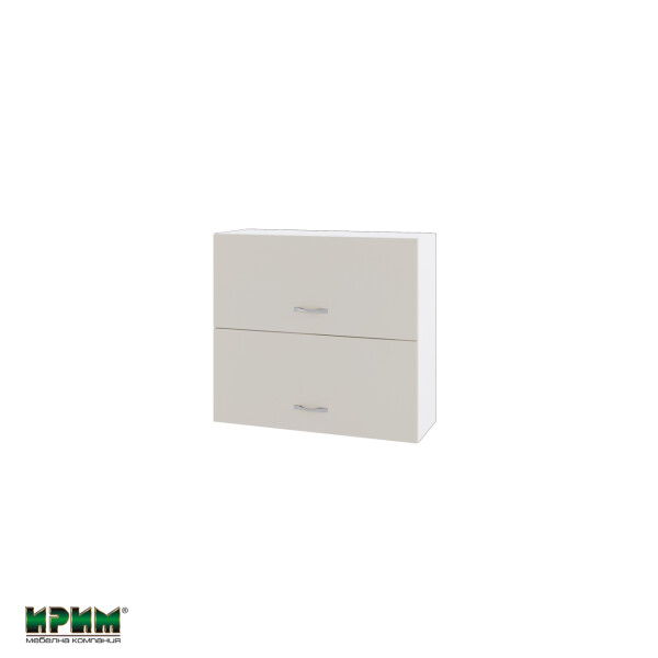 Горен модул с две хоризонтални врати БС-Сатен-12