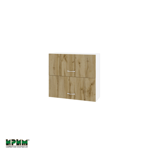 Горен модул с две хоризонтални врати БДД-Дъб дакота-12