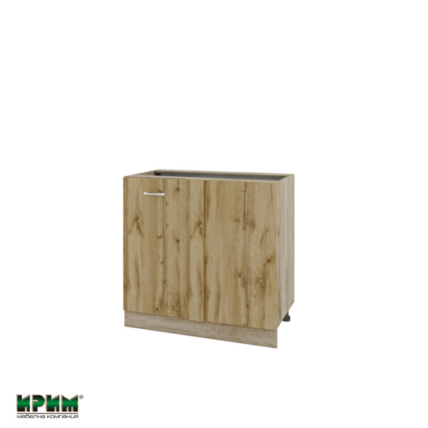 Долен модул за ъгъл с врата и рафт АРДД-Дъб дакота-42