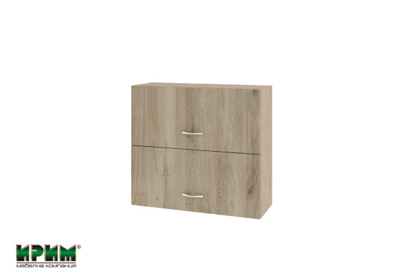 Горен модул с две хоризонтални врати МДА-Сонома арвен-12