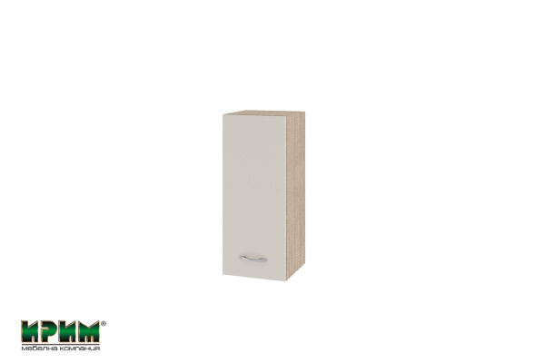 Горен модул с врата и рафт МС-Сатен-1