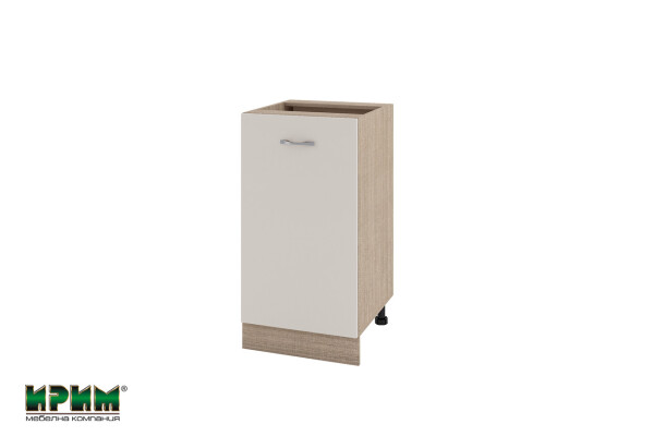 Долен модул с врата и рафт МС-Сатен-28