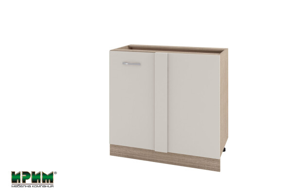 Долен модул за ъгъл с врата и рафт МС-Сатен-42