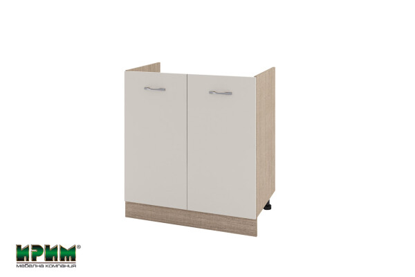 Долен модул за бордова мивка с две врати МС-Сатен-30