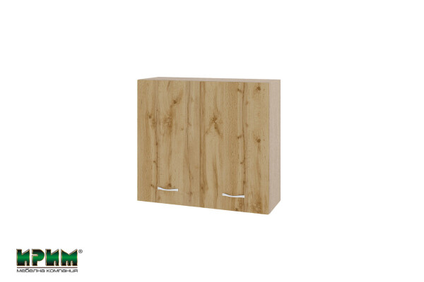 Горен модул с две врати и рафт МДД-Дъб дакота-4