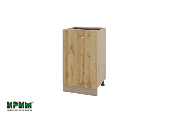 Долен модул с врата и рафт МДД-Дъб дакота-43