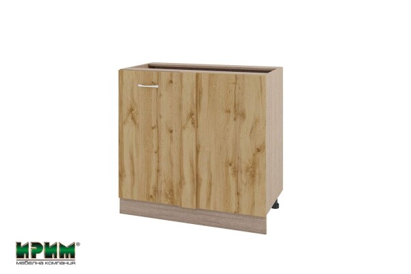 Долен модул за ъгъл с врата и рафт МДД-Дъб дакота-42