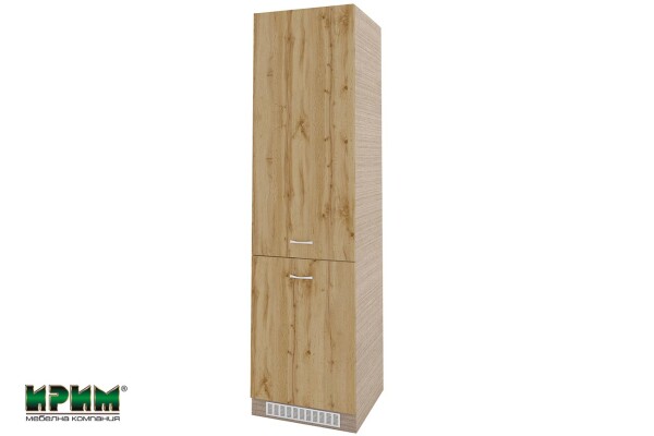 Колонен модул за вграждане на хладилник МДД-Дъб дакота-50