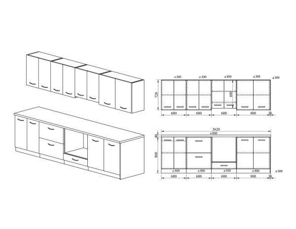 Кухня Сити 9158