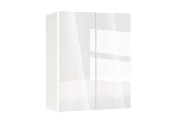 Горен модул с две врати и рафт Глосмакс 60 Бял - Алба