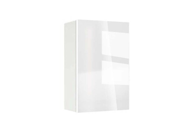 Горен модул с врата и рафт Глосмакс 4М Бял - Алба