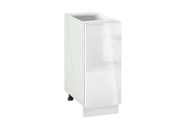 Долен модул с врата и рафт Глосмакс 301 Бял - Алба