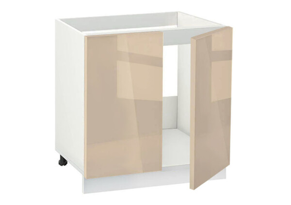 Долен модул за мивка Глосмакс 800 Бял - Визон