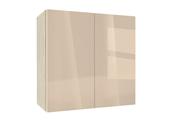 Горен модул с две врати и рафт Глосмакс 80 Сонома - Визон