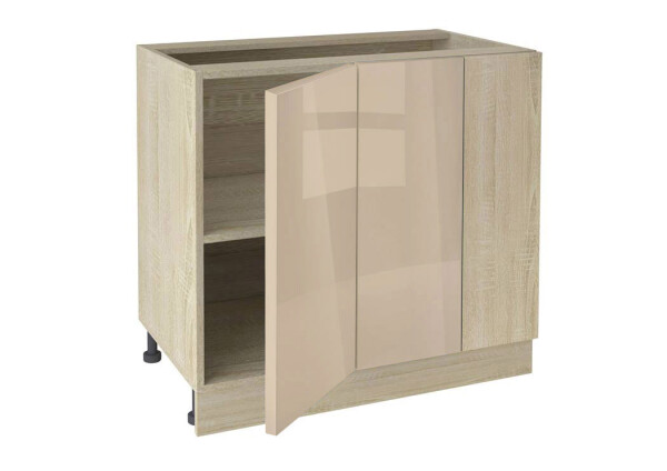 Долен модул ъглов с рафт Глосмакс 1001 Сонома - Визон