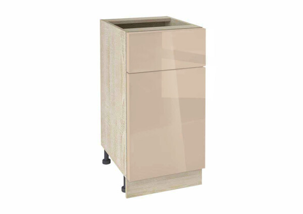 Долен модул с врата и чекмедже Глосмакс 411 Сонома - Визон