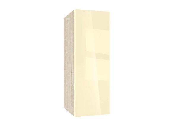 Горен модул с врата и рафт Глосмакс 25 Сонома - Айвъри