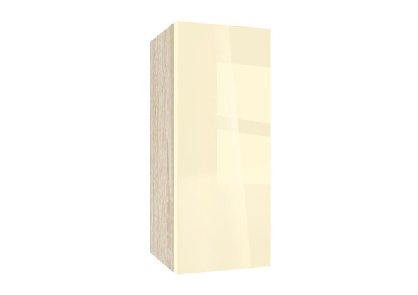 Горен модул с врата и рафт Глосмакс 30 Сонома - Айвъри