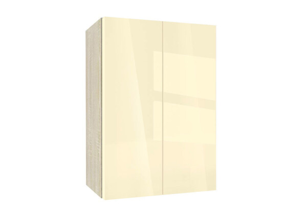 Горен модул с две врати и рафт Глосмакс 50 Сонома - Айвъри