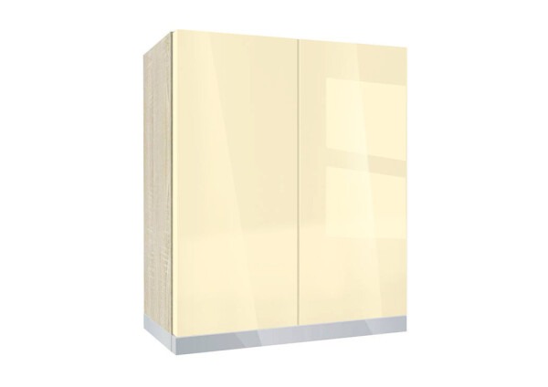 Горен модул с две врати и рафт за абсорбатор Глосмакс 60А Сонома - Айвъри