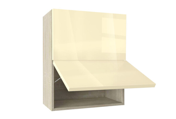 Горен модул с две хоризонтални врати Глосмакс 60Г Сонома - Айвъри