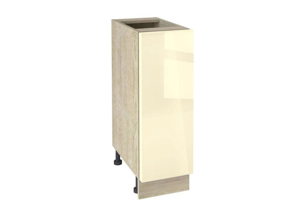 Долен модул с врата и рафт Глосмакс 250 Сонома - Айвъри