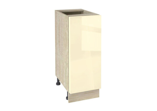 Долен модул с врата и рафт Глосмакс 301 Сонома - Айвъри