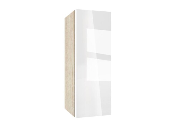Горен модул с врата и рафт Глосмакс 25 Сонома - Алба